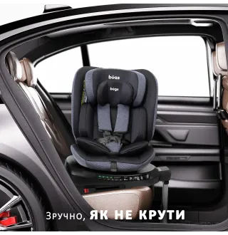 Автокрісло Bugs Aera 360 Shadow Grey
