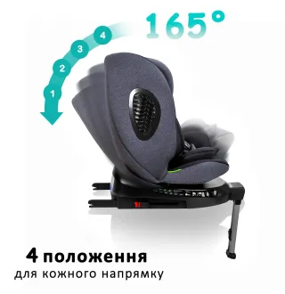 Автокрісло Bugs Aera 360 Shadow Grey