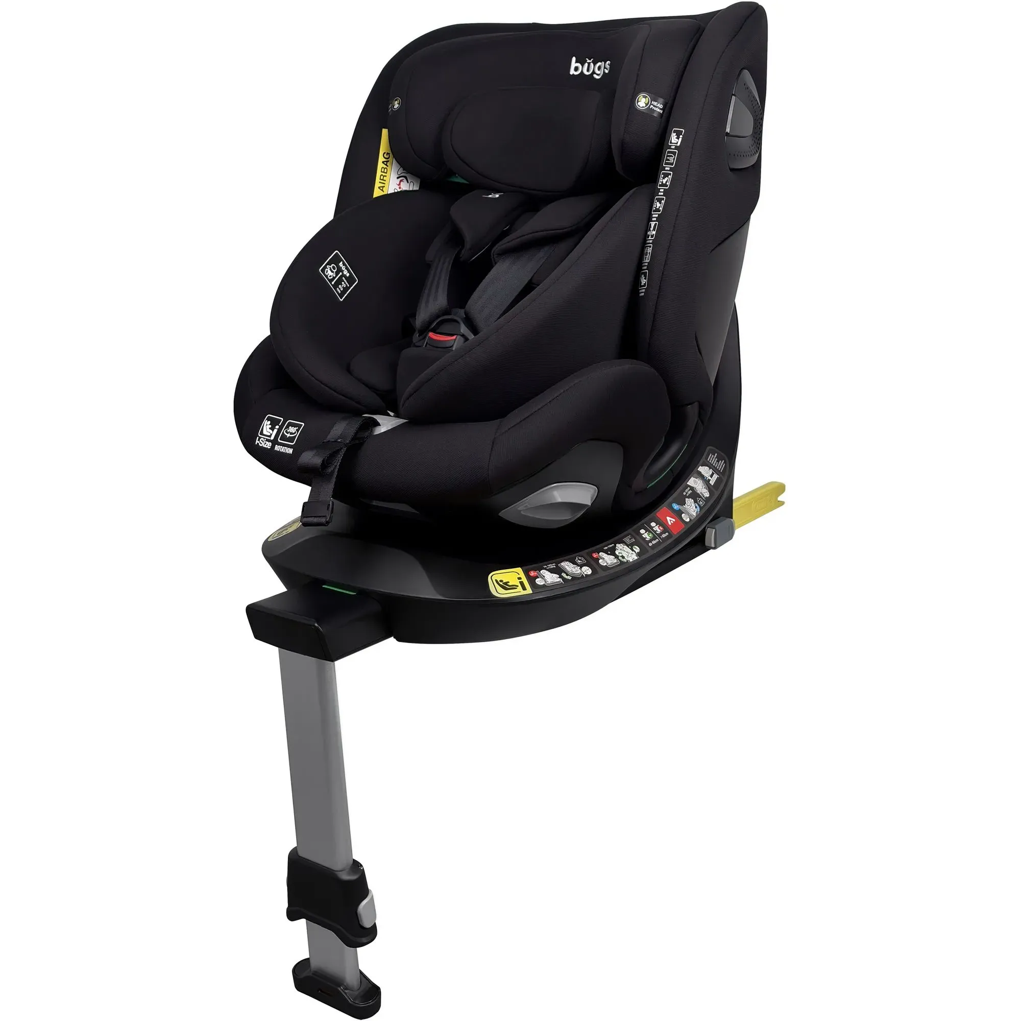 Автокрісло Bugs Axis 360 Graphite Black