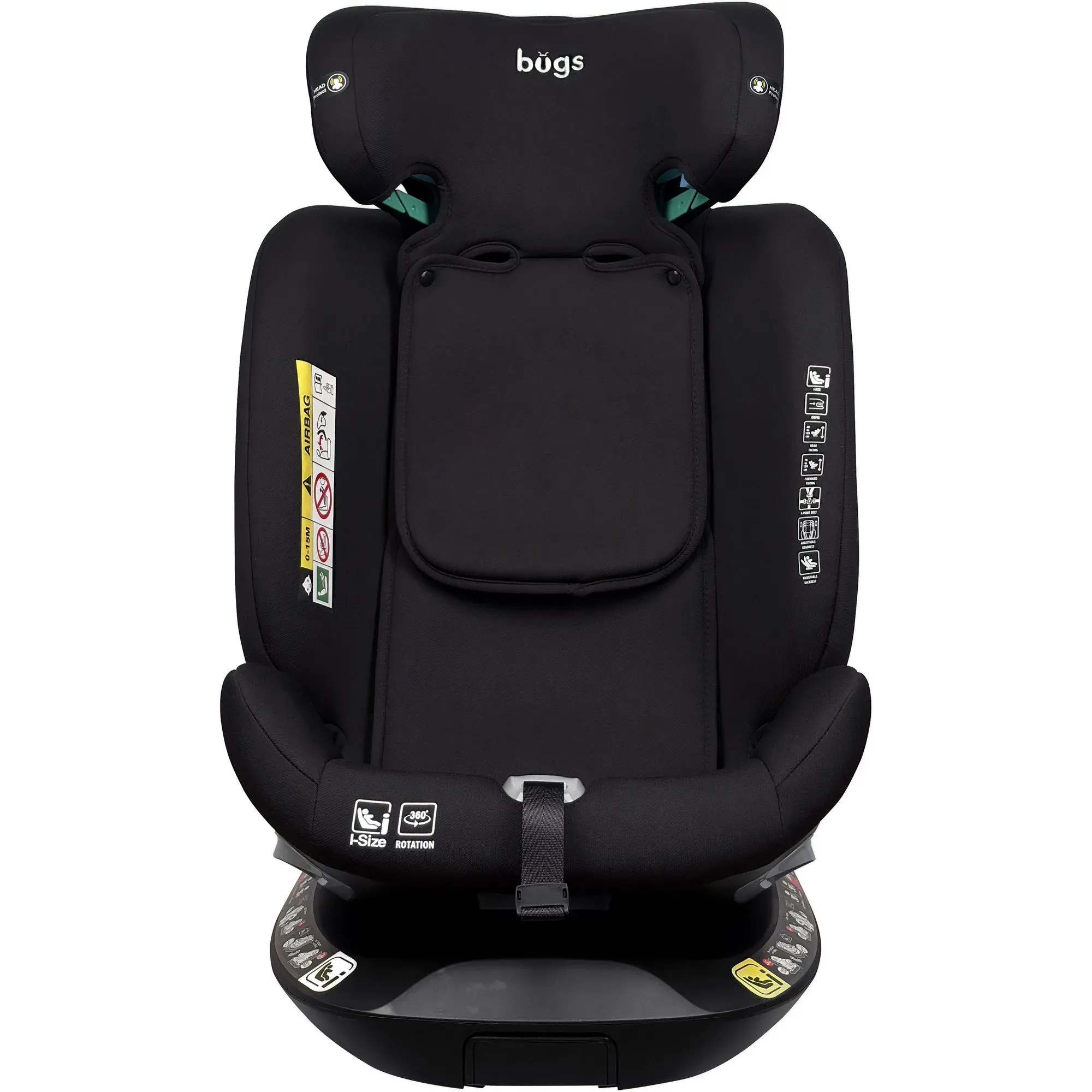 Автокрісло Bugs Axis 360 Graphite Black