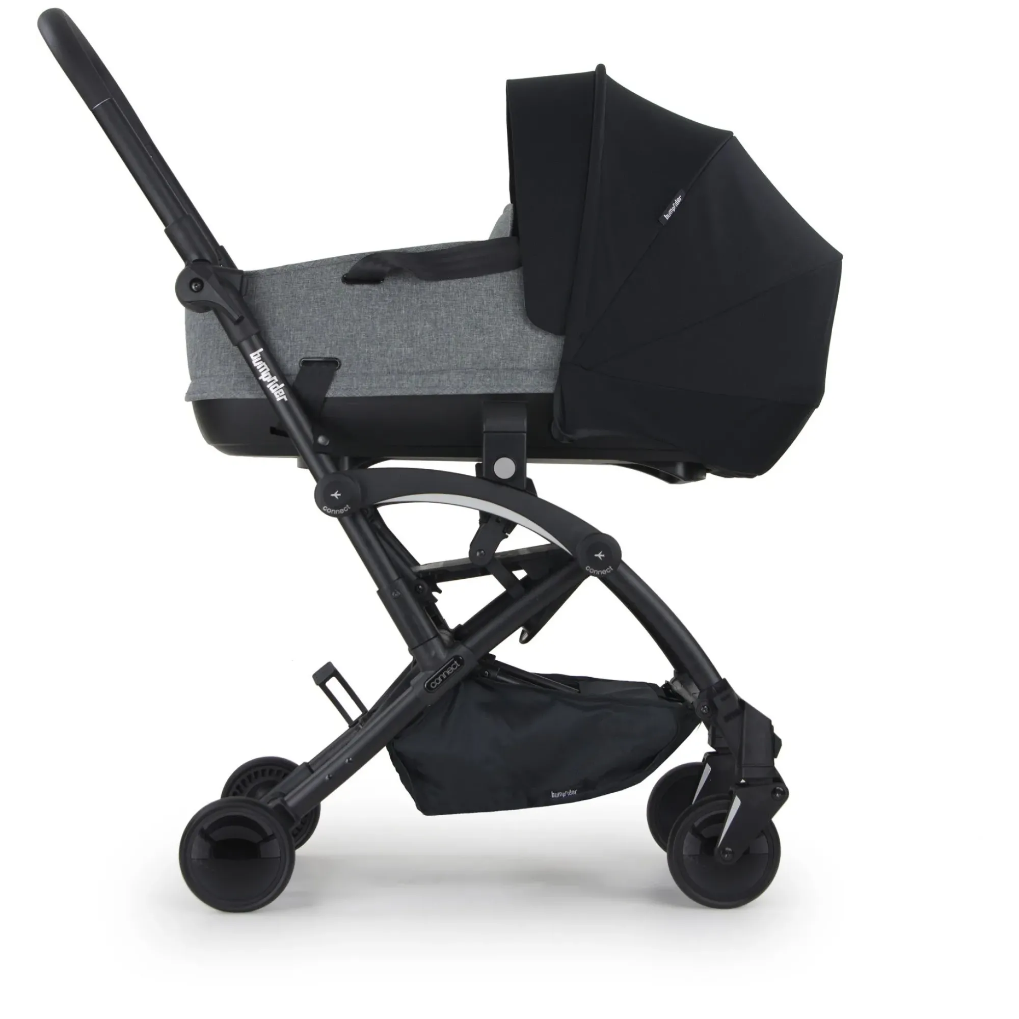 Люлька до коляски Bumprider Connect3 Grey Melange