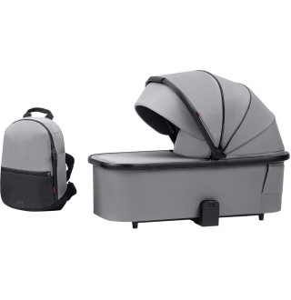 Люлька + Рюкзак Carrello Alfa CRL-6507 Feather Grey