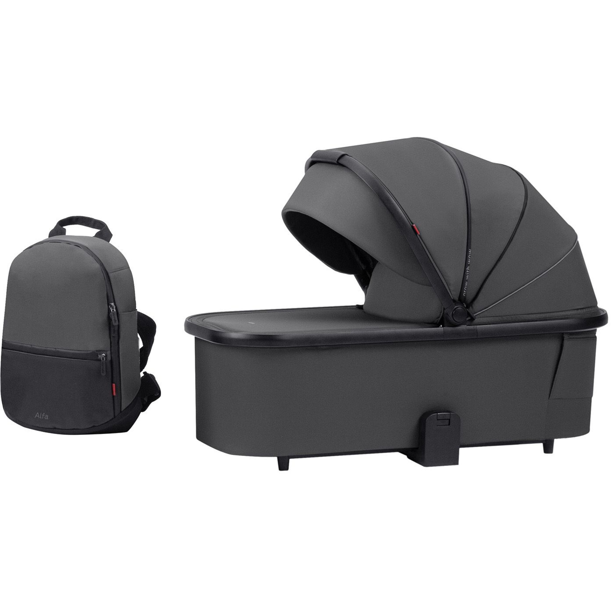 Люлька + Рюкзак Carrello Alfa CRL-6507 Graphite Grey