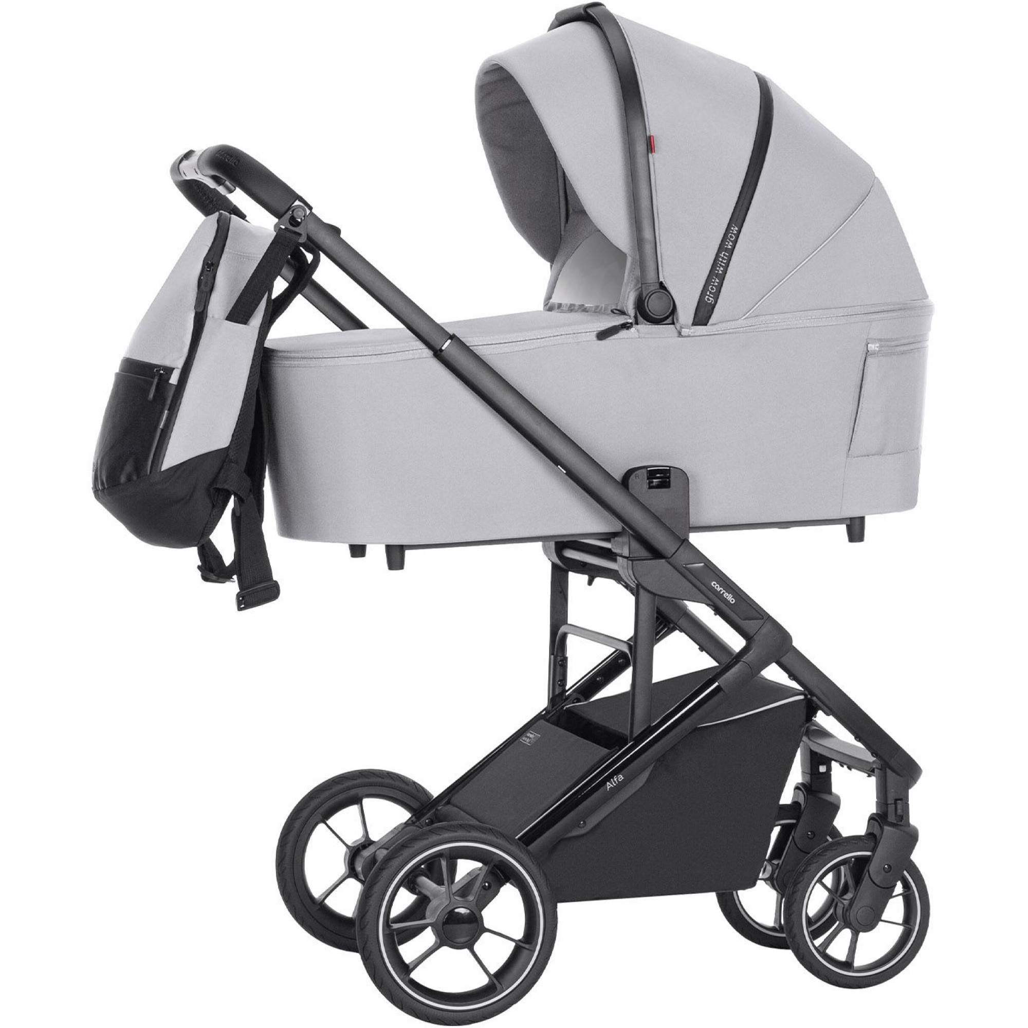 Коляска 2в1 Carrello Alfa CRL-6507 Feather Grey
