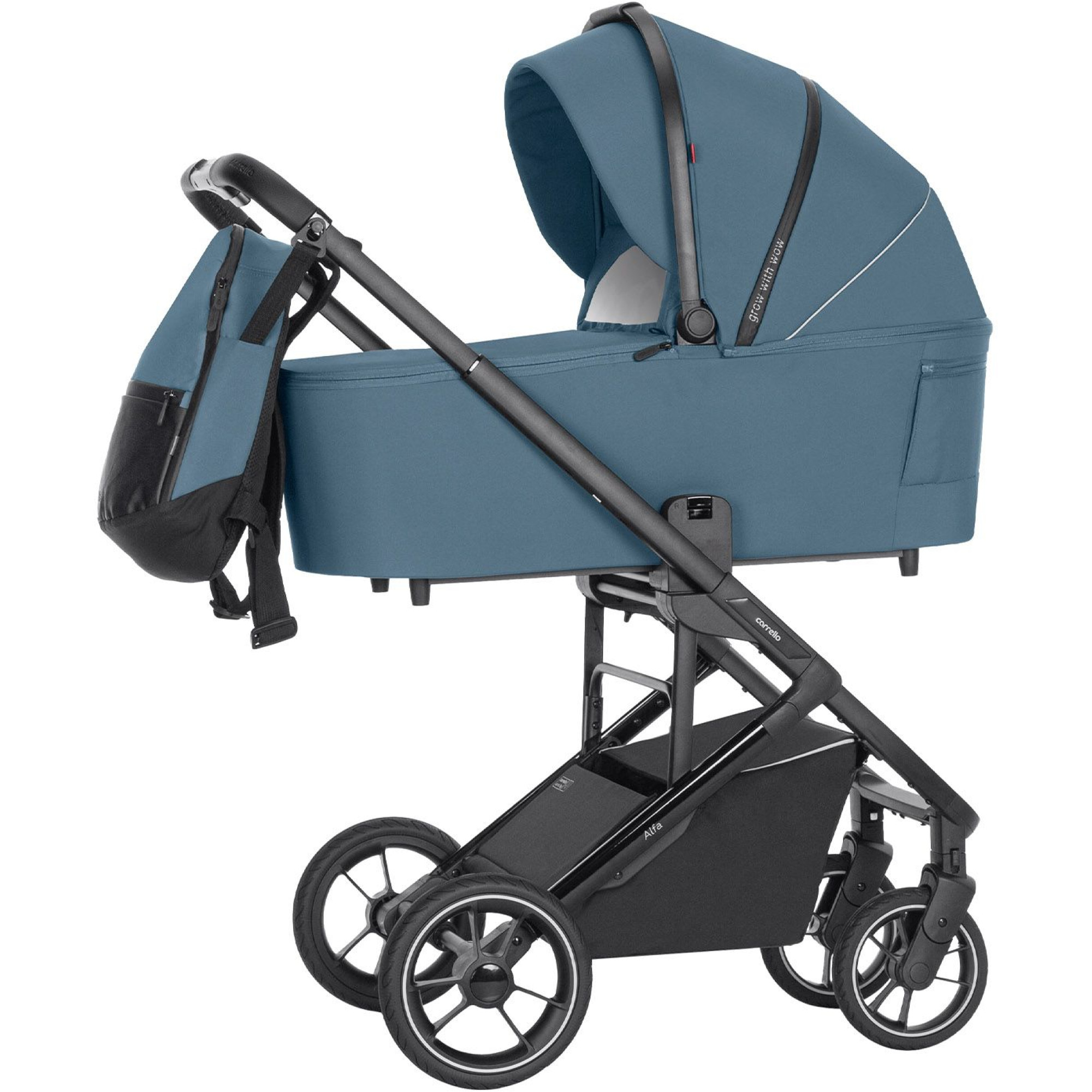 Коляска 2в1 Carrello Alfa CRL-6507 Indigo Blue