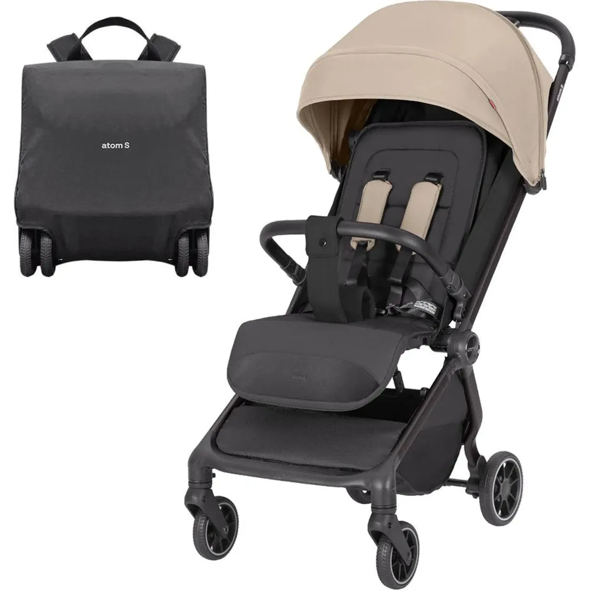 Прогулянкова коляска Carrello Atom S CRL-5526 Ceramic Beige