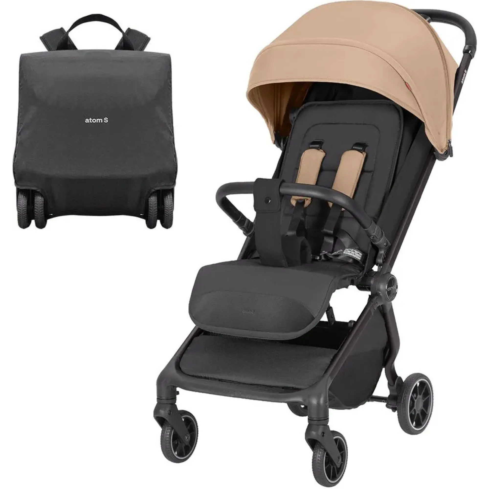 Прогулянкова коляска Carrello Atom S CRL-5526 Dawn Beige