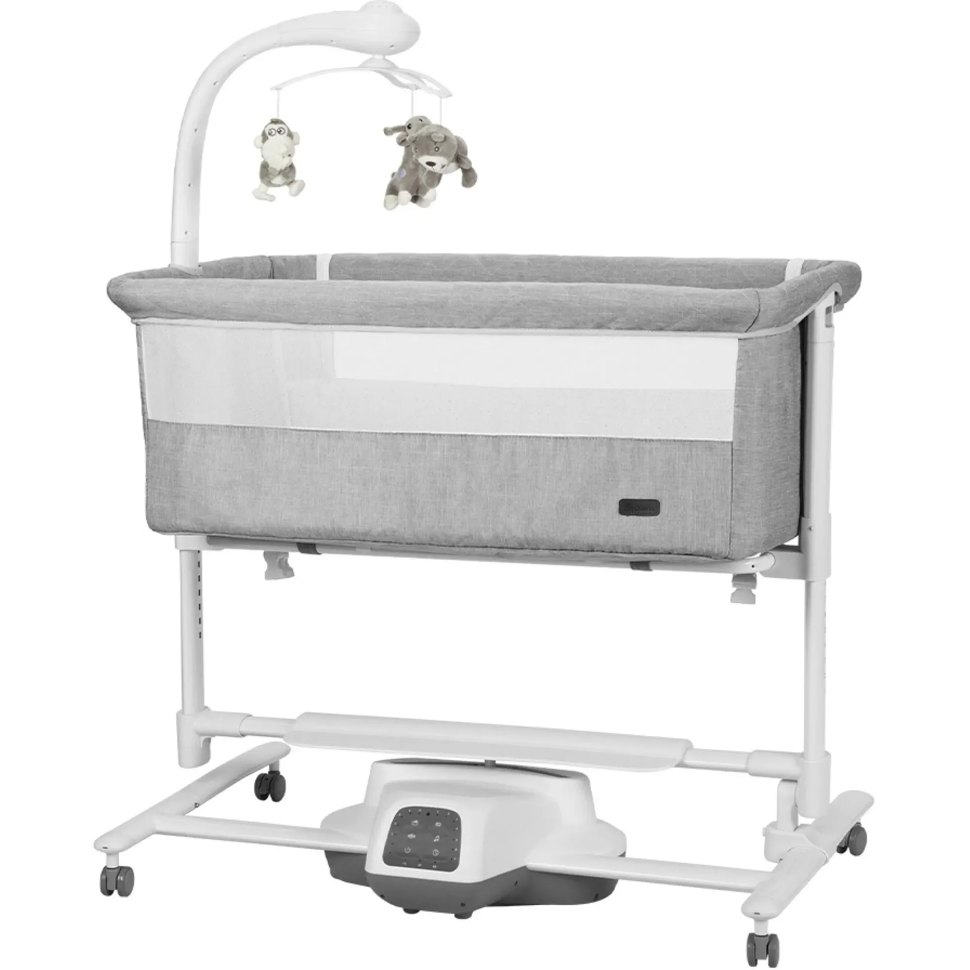 Приставне ліжечко-гойдалка Carrello Bloom CRL-10304 Anchor Grey