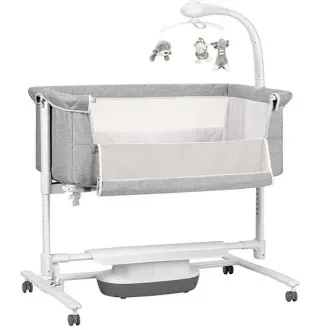 Приставне ліжечко-гойдалка Carrello Bloom CRL-10304 Anchor Grey