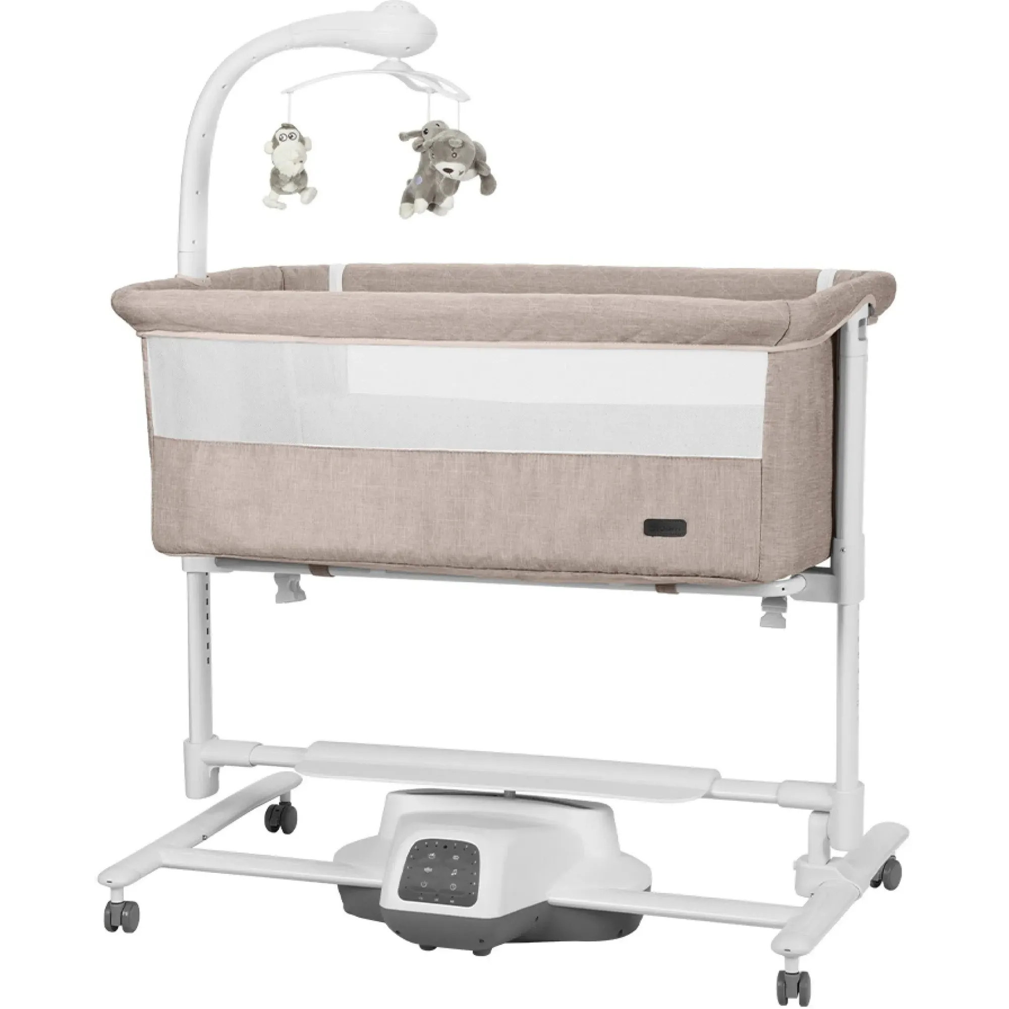 Приставне ліжечко-гойдалка Carrello Bloom CRL-10304 Cream Beige