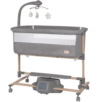 Приставне ліжечко-гойдалка Carrello Bloom CRL-10304 Eos Grey