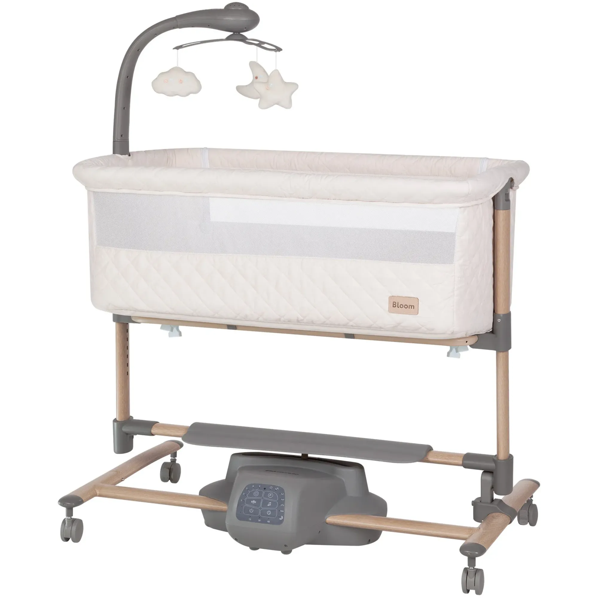 Приставне ліжечко-гойдалка Carrello Bloom CRL-10304 Harmonia Beige