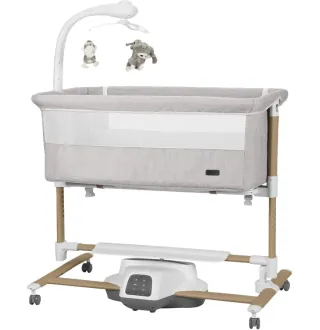 Приставне ліжечко-гойдалка Carrello Bloom CRL-10304 Silk Beige