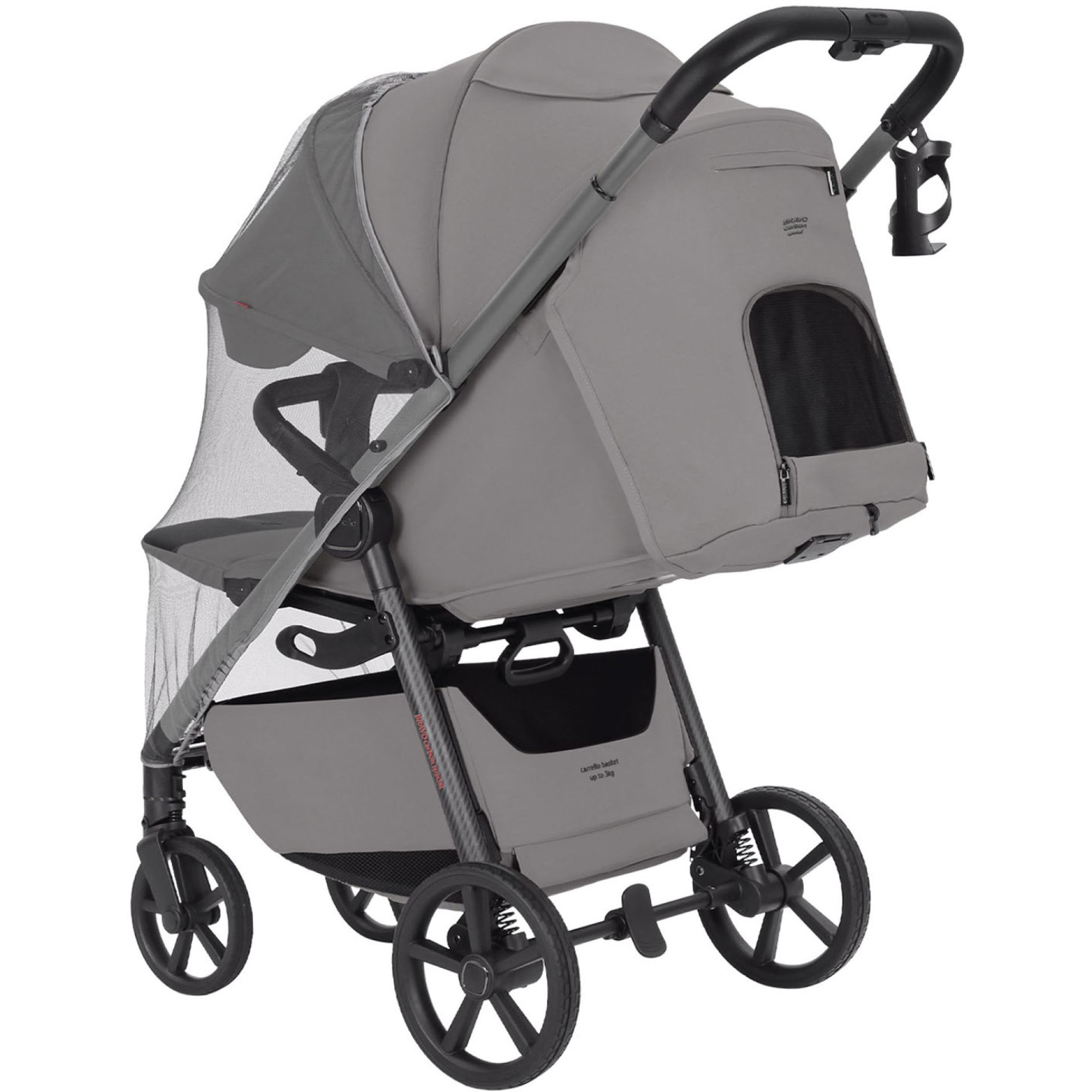 Прогулянкова коляска Carrello Bravo Carbon CRL-5530 Extreme Grey