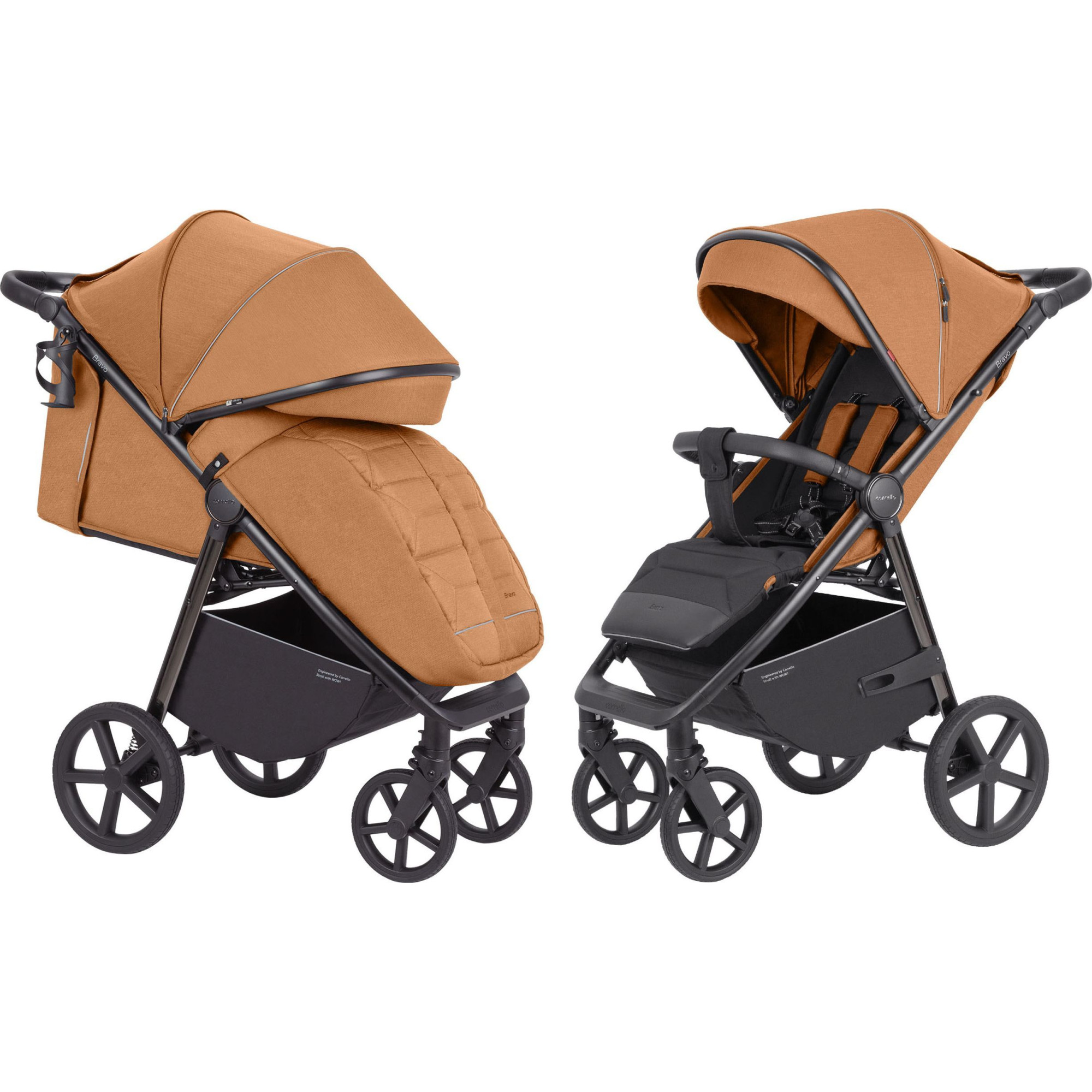 Прогулянкова коляска Carrello Bravo Plus 2024 CRL-5515 Tango Orange NF