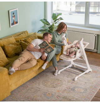 Стілець-гойдалка Carrello Cascata CRL-10303 Cream Beige