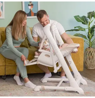 Стілець-гойдалка Carrello Cascata CRL-10303 Cream Beige Wooden