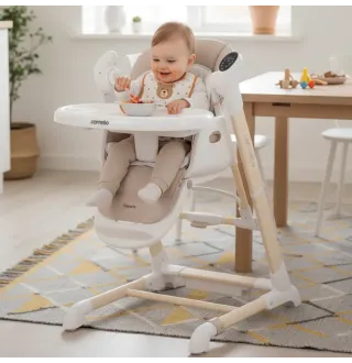 Стілець-гойдалка Carrello Cascata CRL-10303 Cream Beige Wooden
