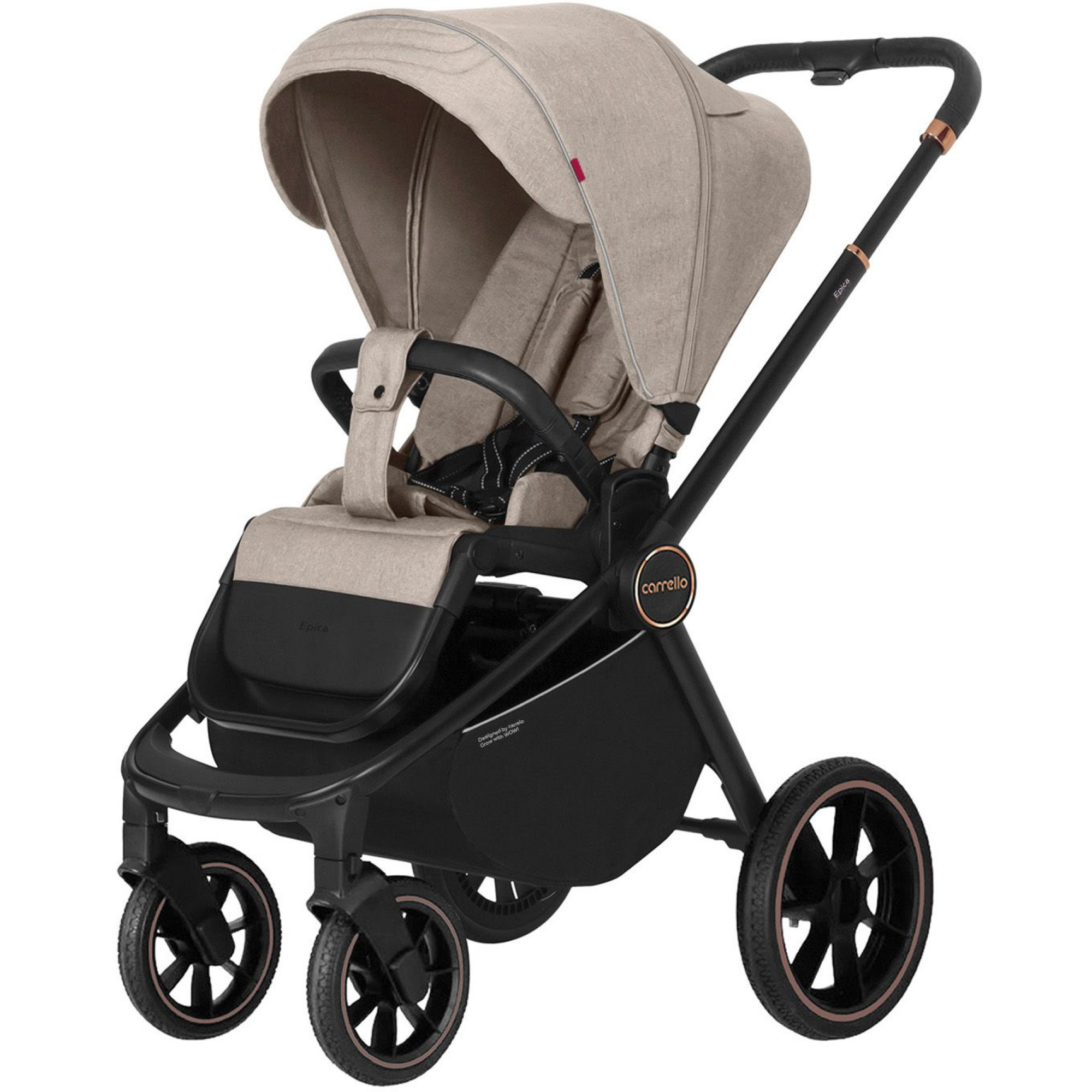 Коляска 2в1 Carrello Epica CRL-8510 Silver Grey