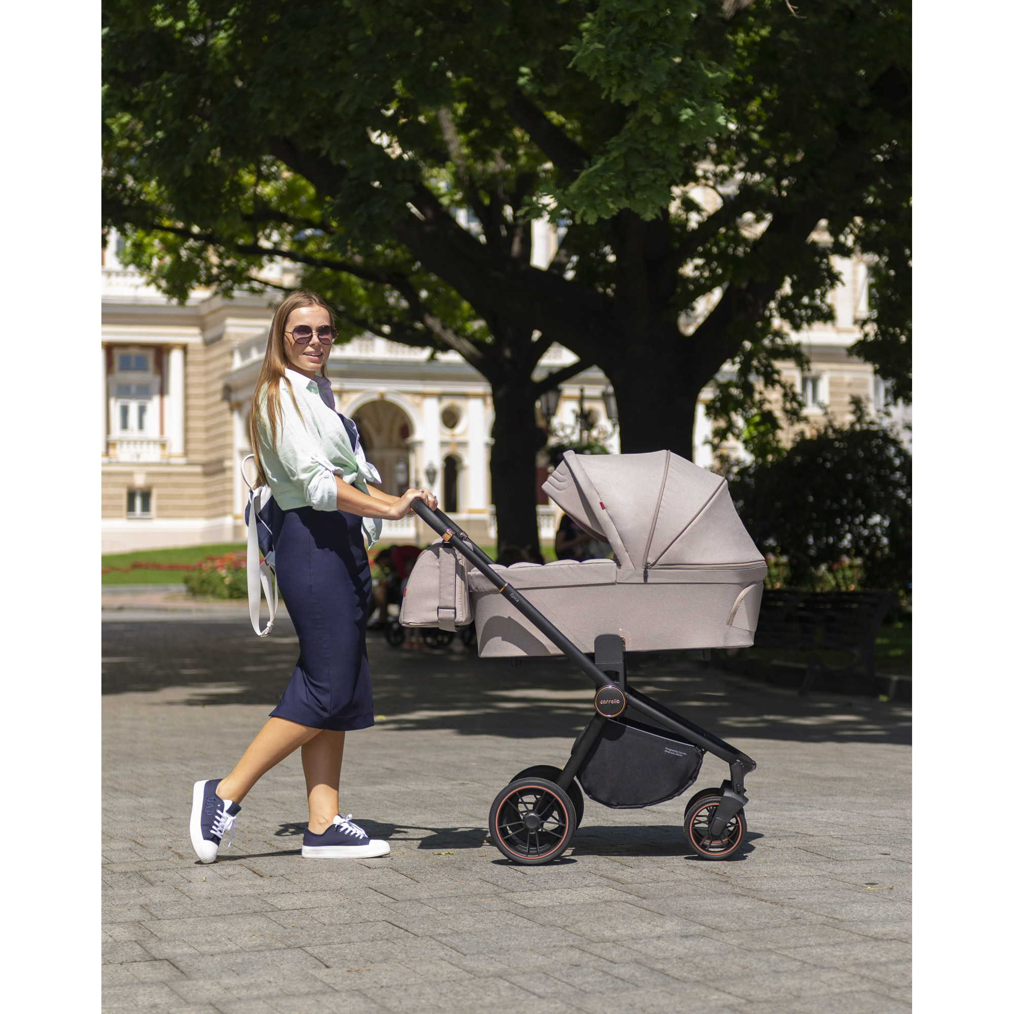 Коляска 2в1 Carrello Epica CRL-8510 Silver Grey
