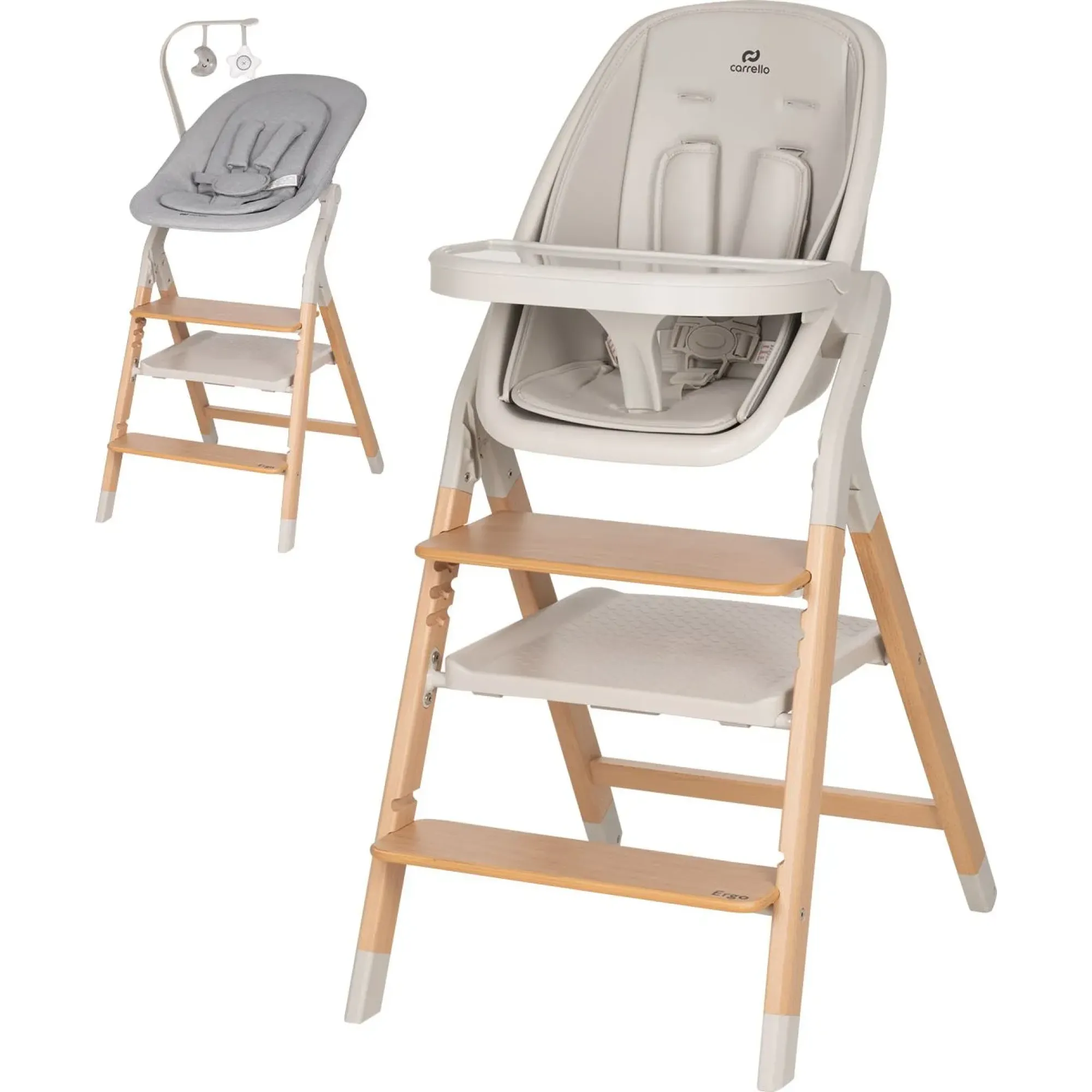Стілець для годування Carrello Ergo CRL-16701 Linen Beige