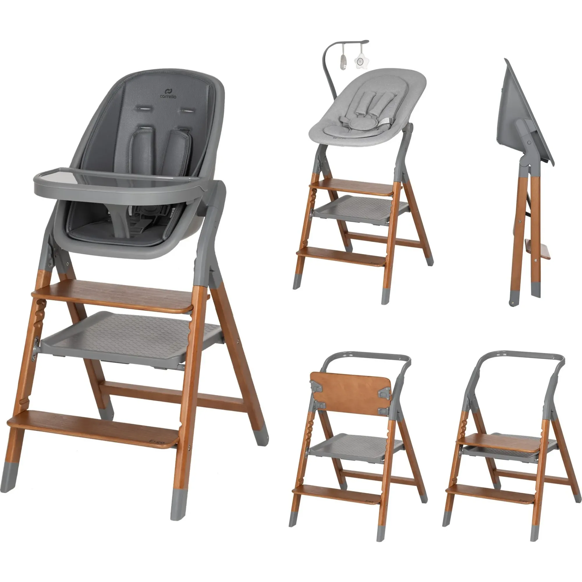 Стілець для годування Carrello Ergo CRL-16701 Night Grey