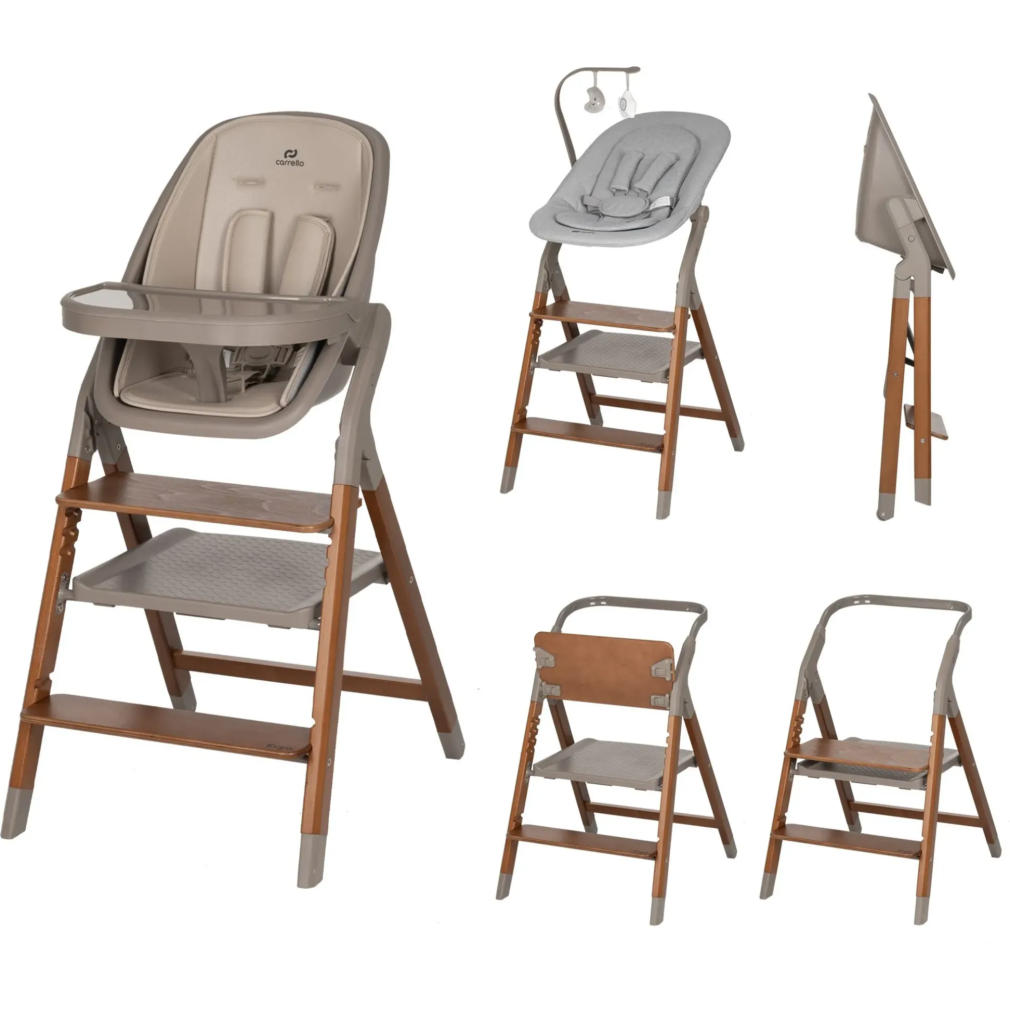 Стілець для годування Carrello Ergo CRL-16701 Shadow Beige