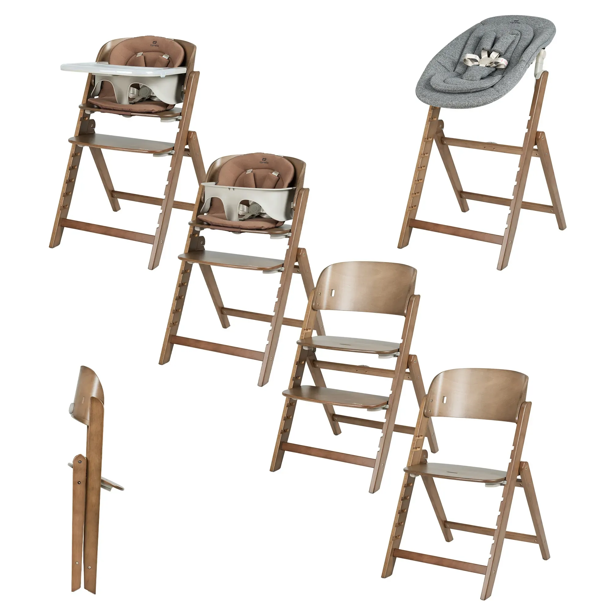 Стілець для годування Carrello Focus CRL-16801 Moka Brown