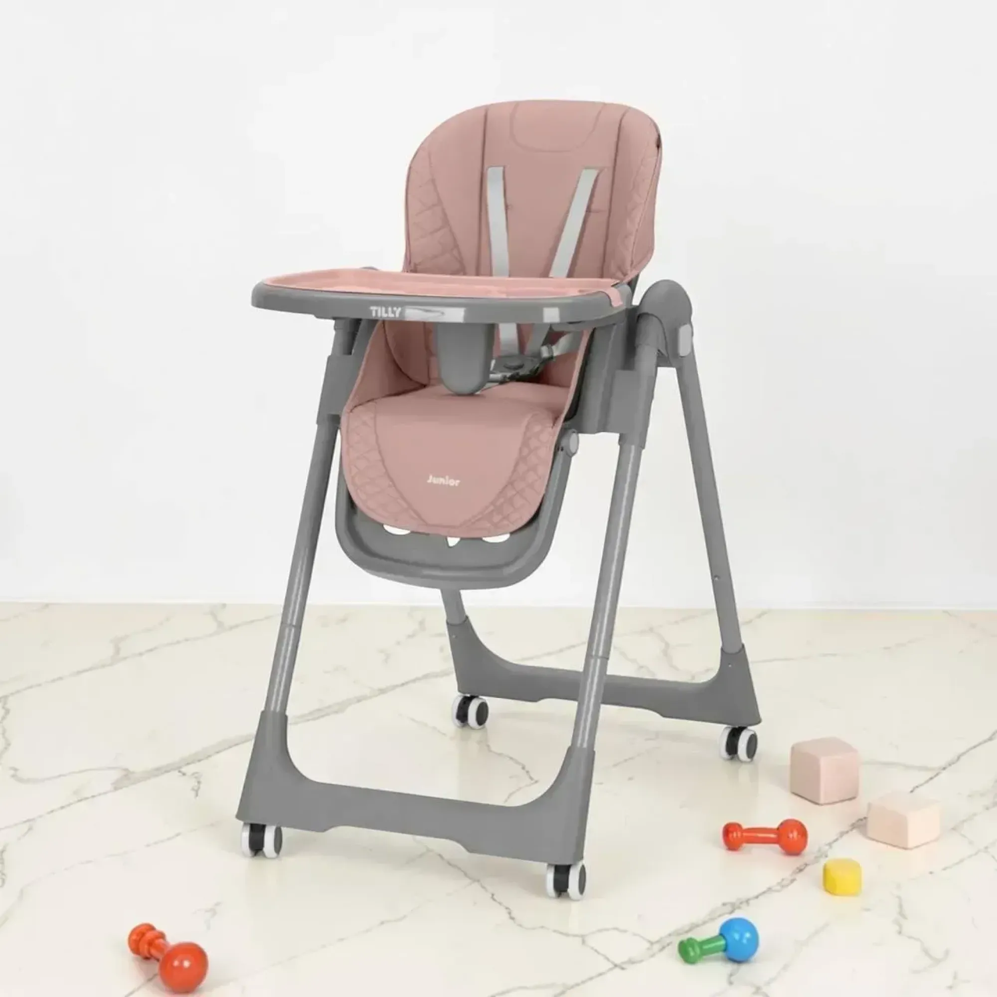 Стілець для годування Carrello Junior CRL-1412 Dark Pink