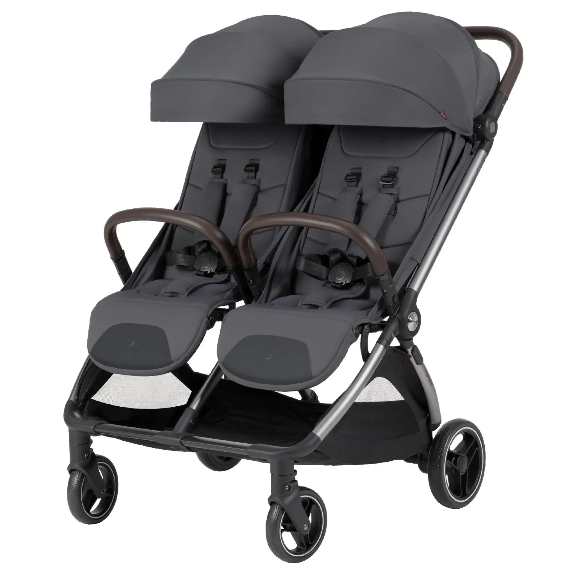 Прогулянкова коляска для двійні Carrello Link CRL-6533 Cliff Grey