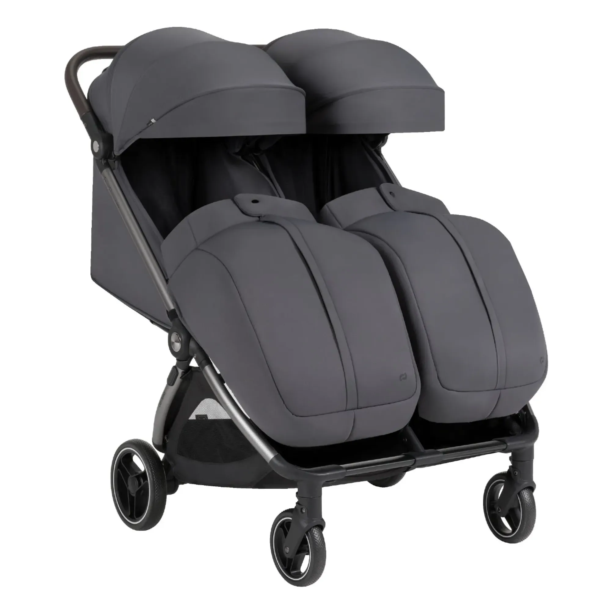 Прогулянкова коляска для двійні Carrello Link CRL-6533 Cliff Grey