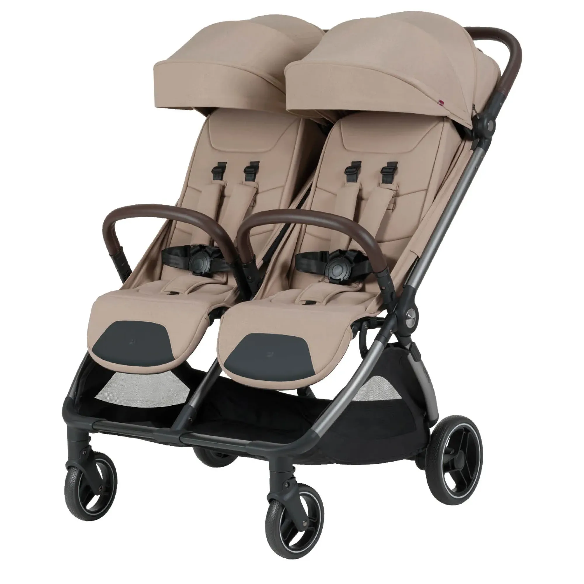 Прогулянкова коляска для двійні Carrello Link CRL-6533 Island Beige