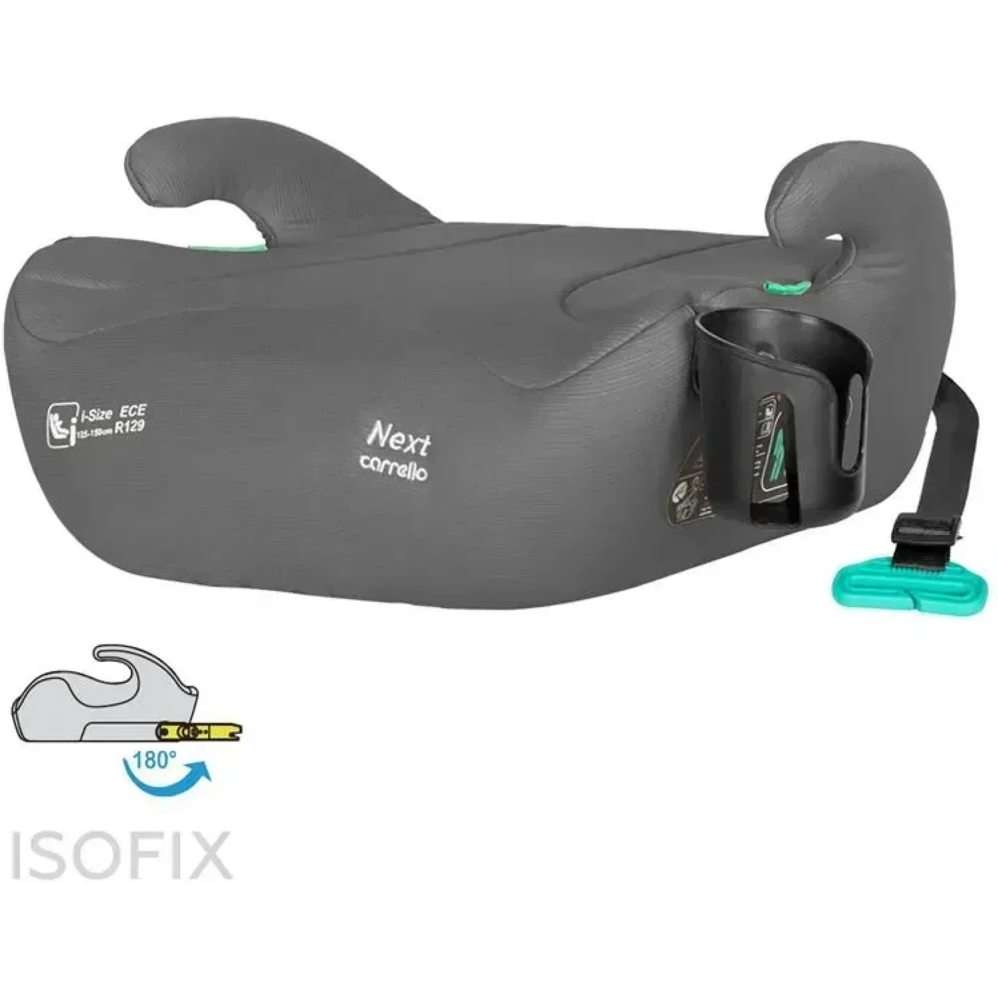 Автокрісло-бустер Carrello Next CRL-15811 Seashell Grey i-Size ISOFIX
