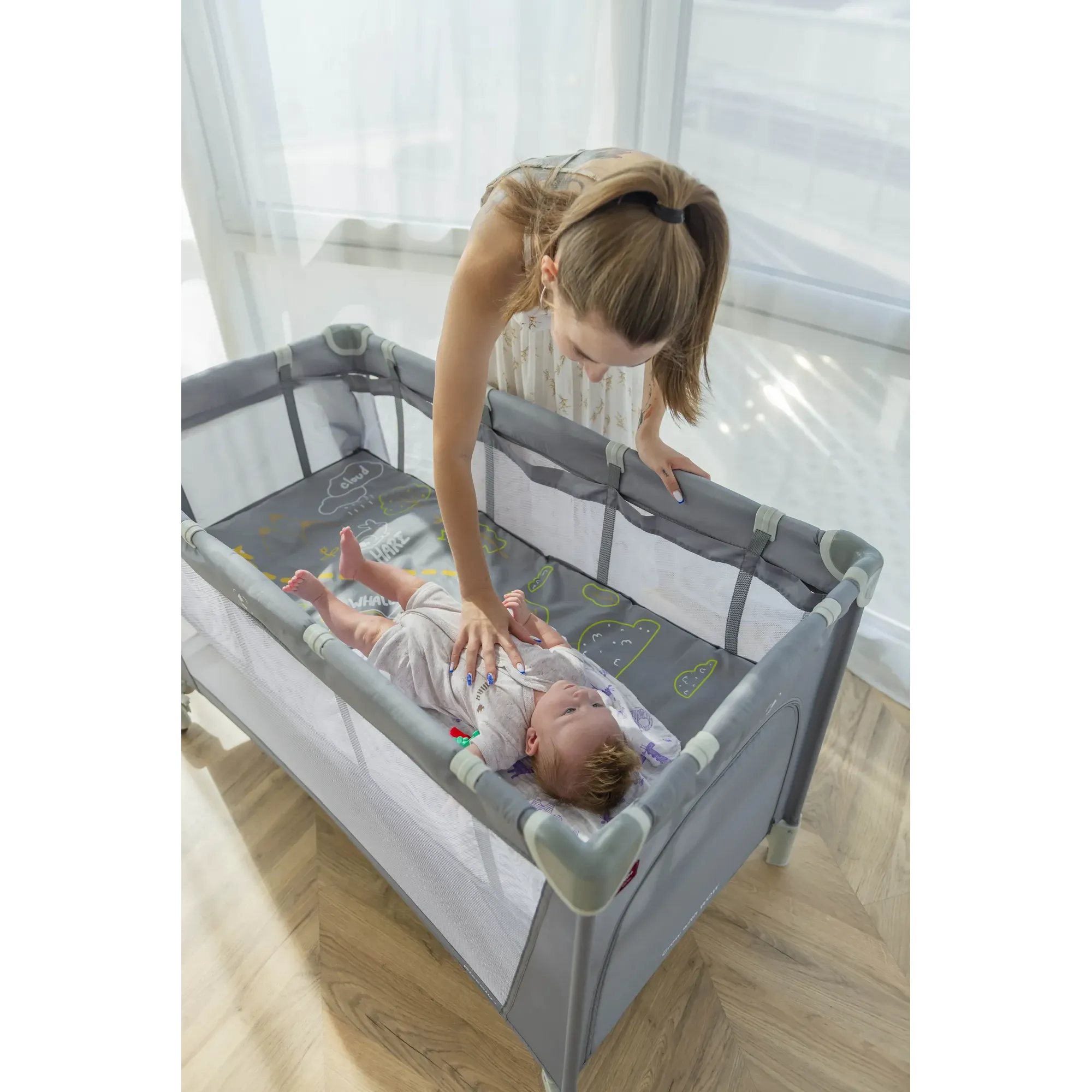 Манеж Carrello Piccolo+ CRL-18102 Sand Beige