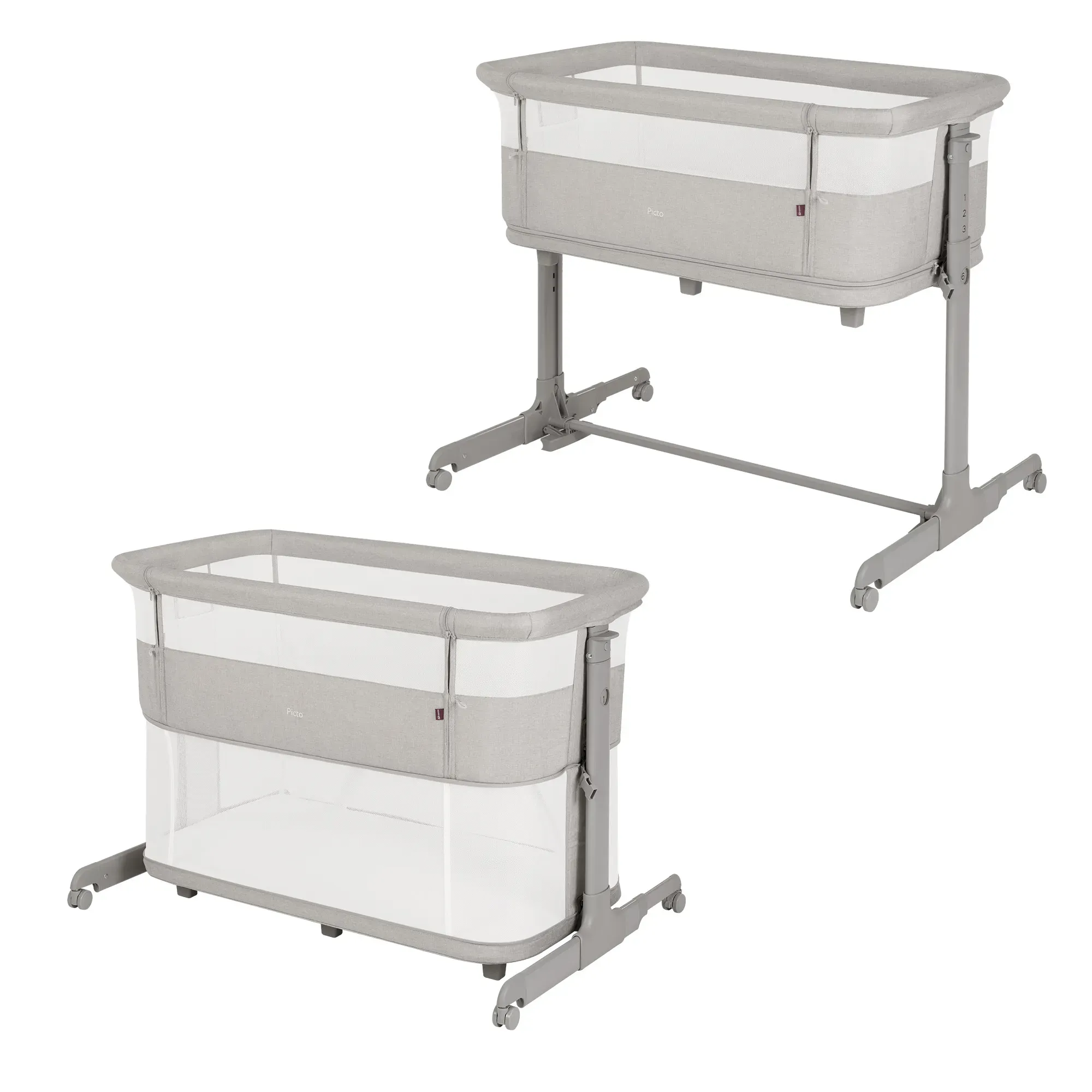 Дитяче ліжечко Carrello Picto CRL-16506 Tao Grey