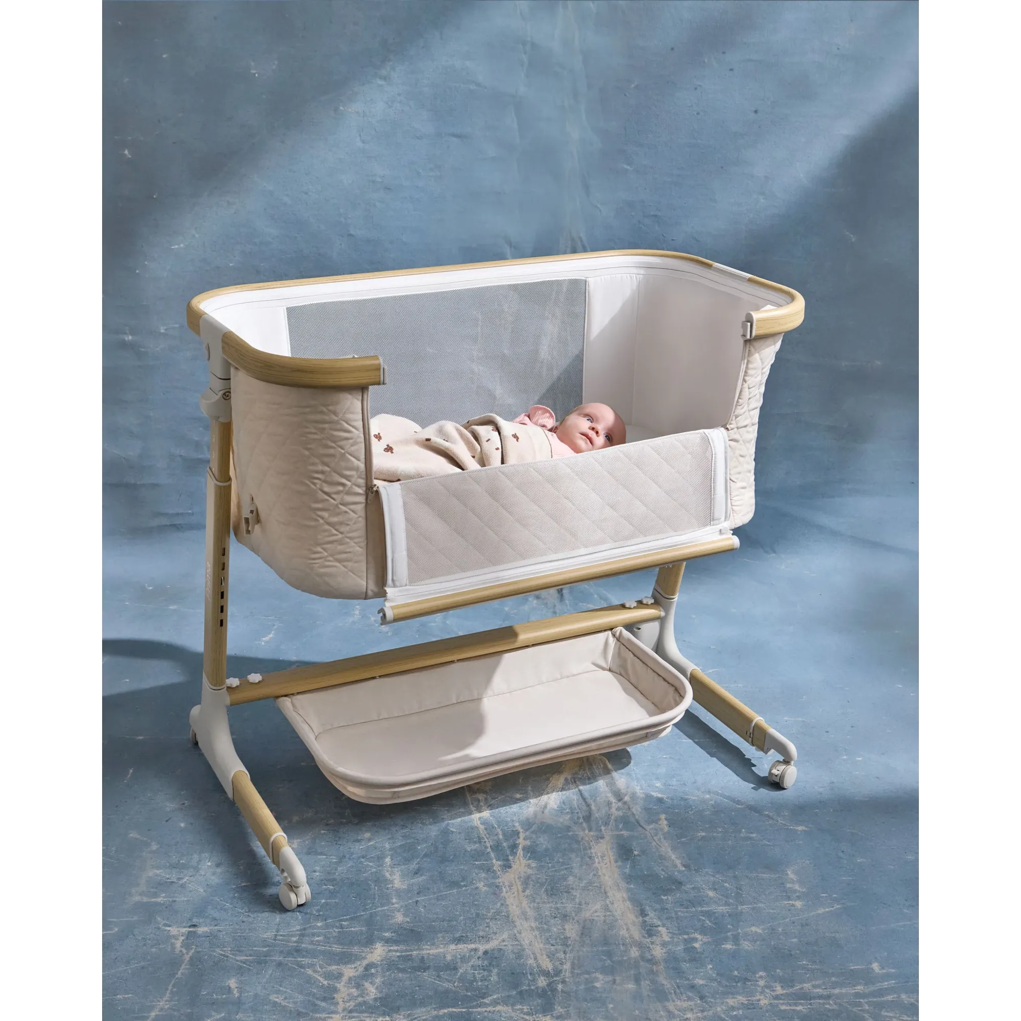 Дитяче ліжечко Carrello Prima+ CRL-16504 Cloud Grey