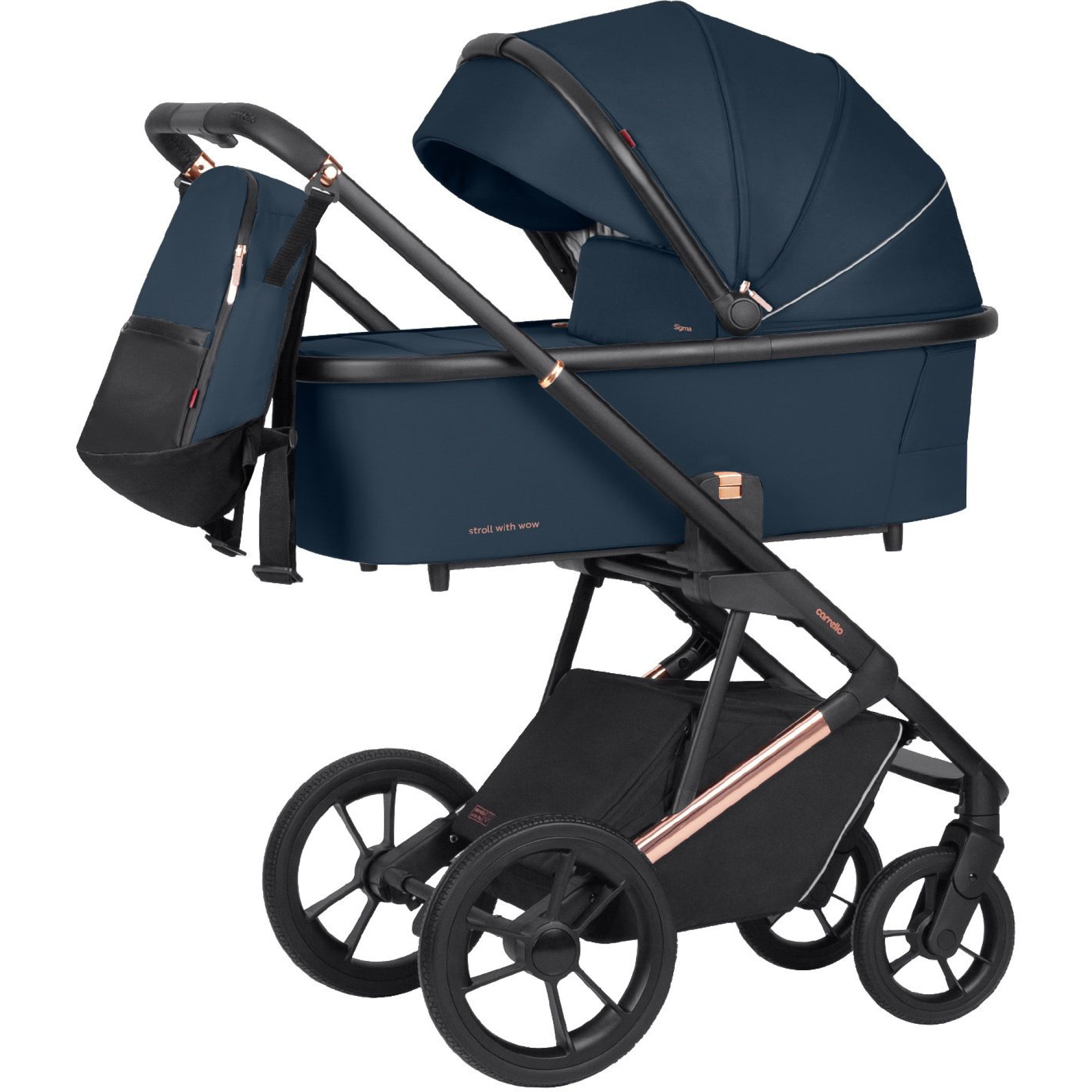 Коляска 2в1 Carrello Sigma CRL-6509 Navy Blue NF