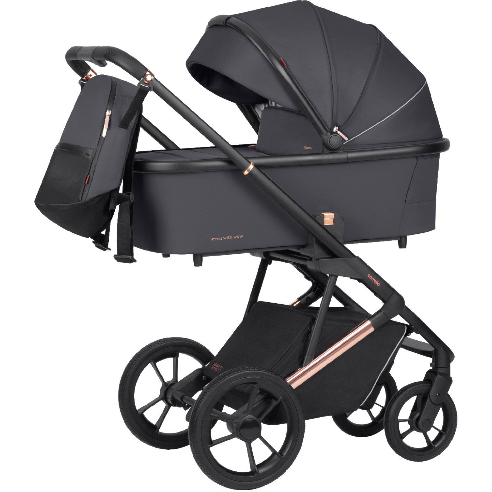 Коляска 2в1 Carrello Sigma CRL-6509 Stone Grey NF