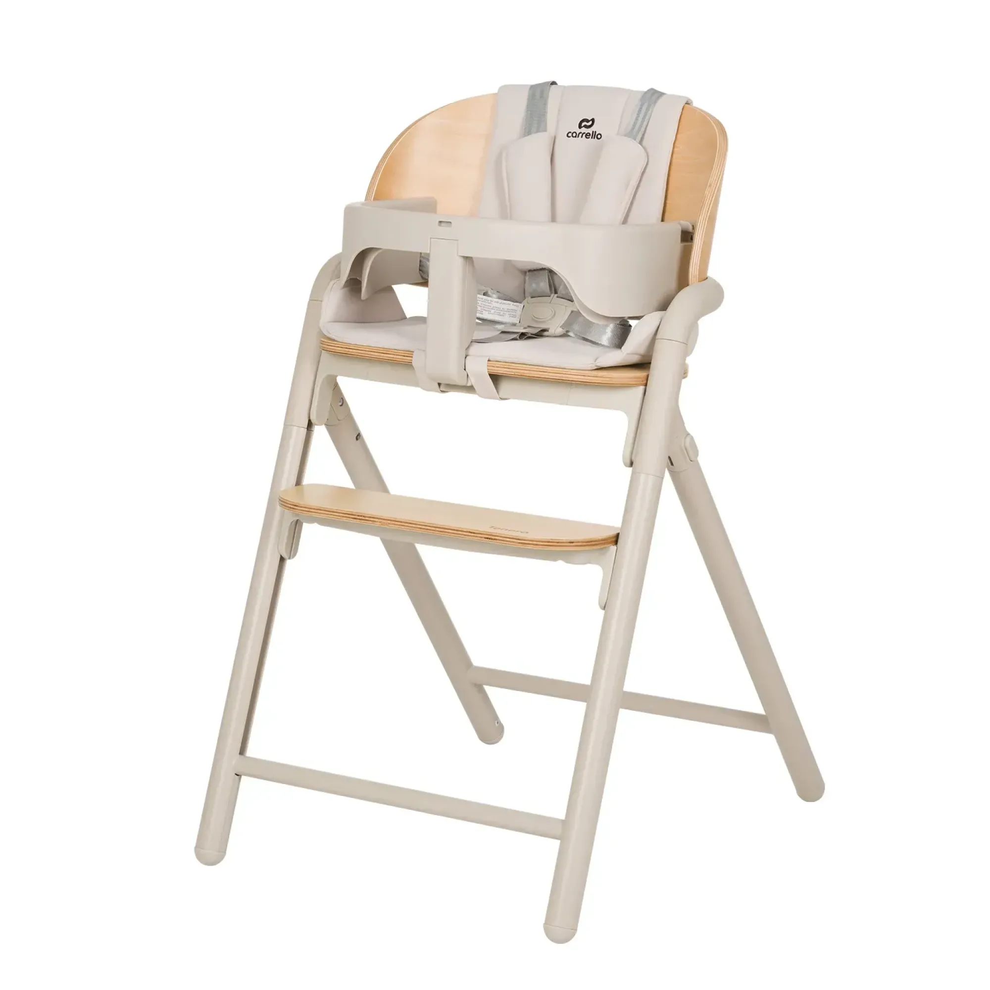 Стілець для годування Carrello Tenero CRL-9507 Olympus Beige Wooden
