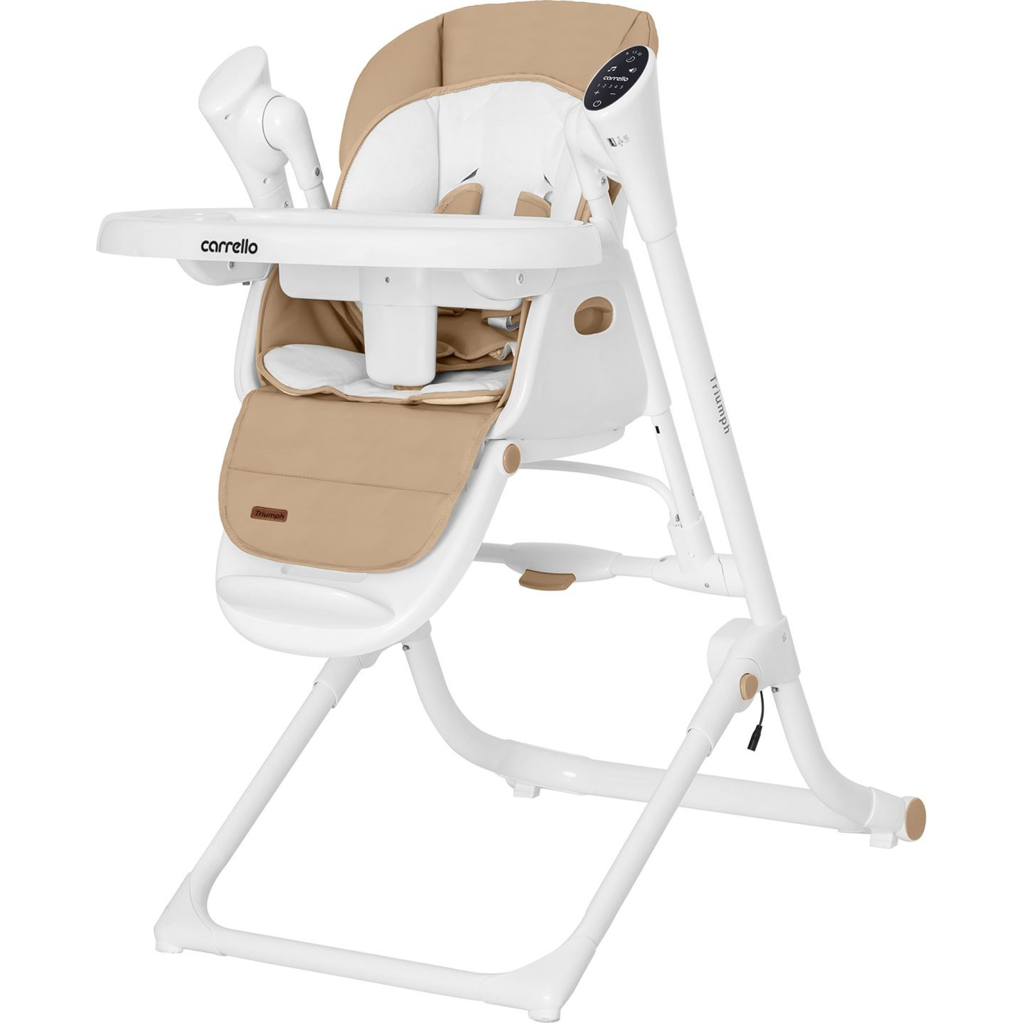 Стілець-гойдалка Carrello Triumph CRL-10302 Cocoa Brown сенсорна панель