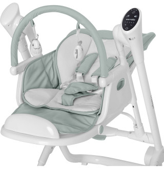 Стілець-гойдалка Carrello Triumph CRL-10302 Cloud Grey сенсорна панель