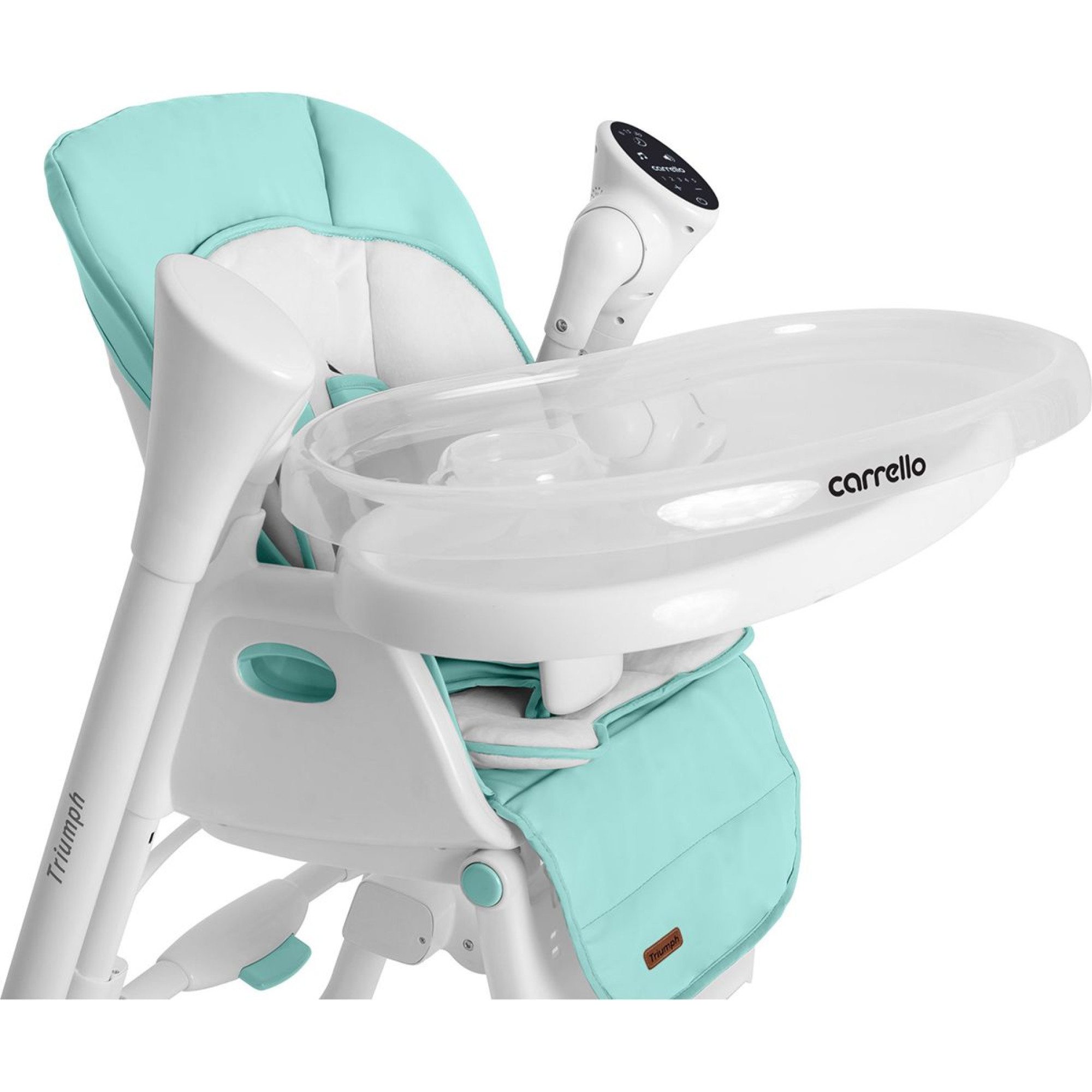 Стілець-гойдалка Carrello Triumph CRL-10302 Cloud Grey сенсорна панель
