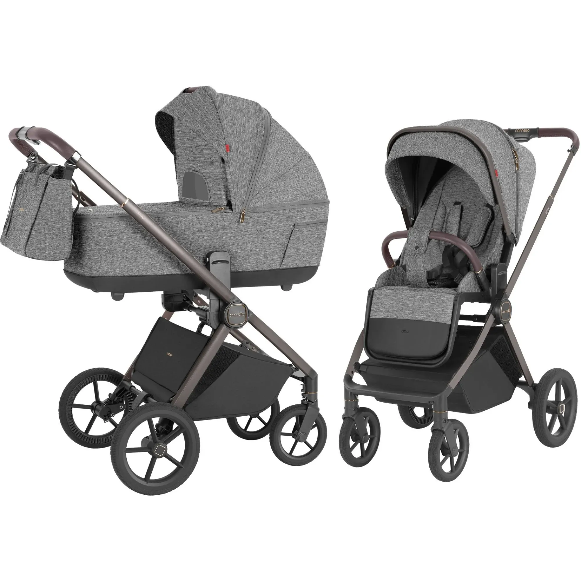 Коляска 2в1 Carrello Ultra CRL-6527 Metal Grey