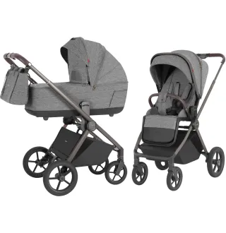Коляска 2в1 Carrello Ultra CRL-6527 Metal Grey