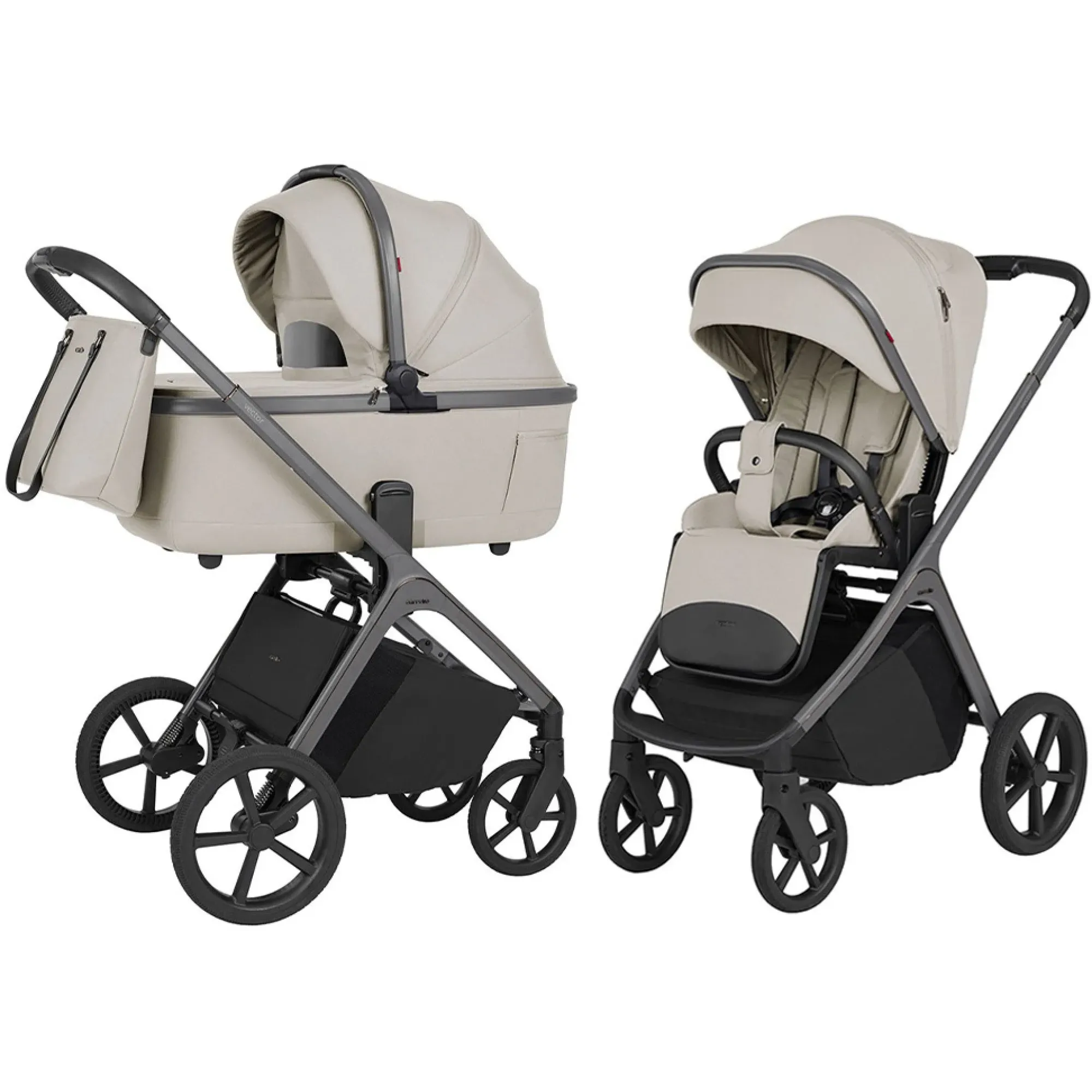 Коляска 2в1 Carrello Vector F CRL-6700 Zephyr Beige