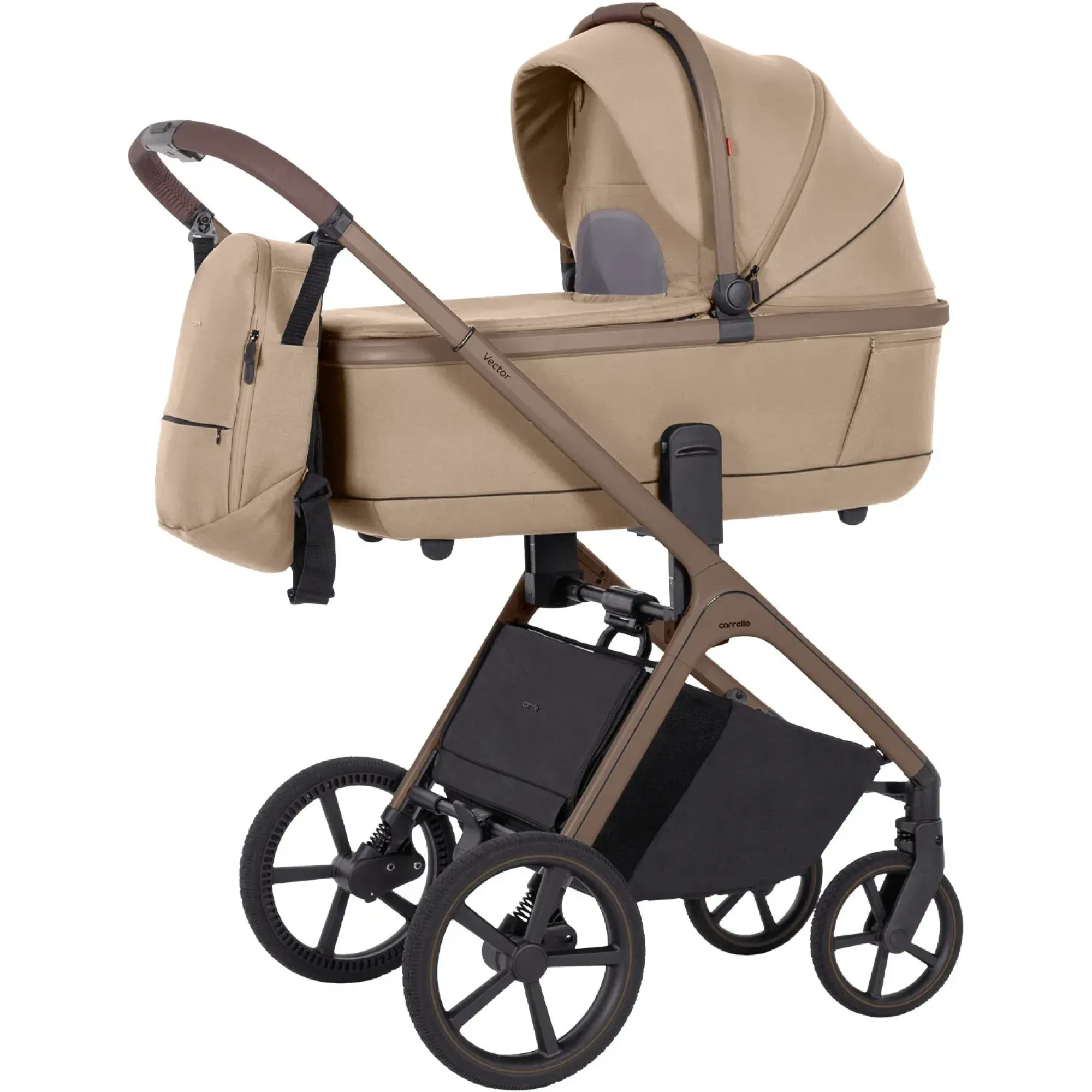 Коляска 2в1 Carrello Vector CRL-6550 Foam Beige