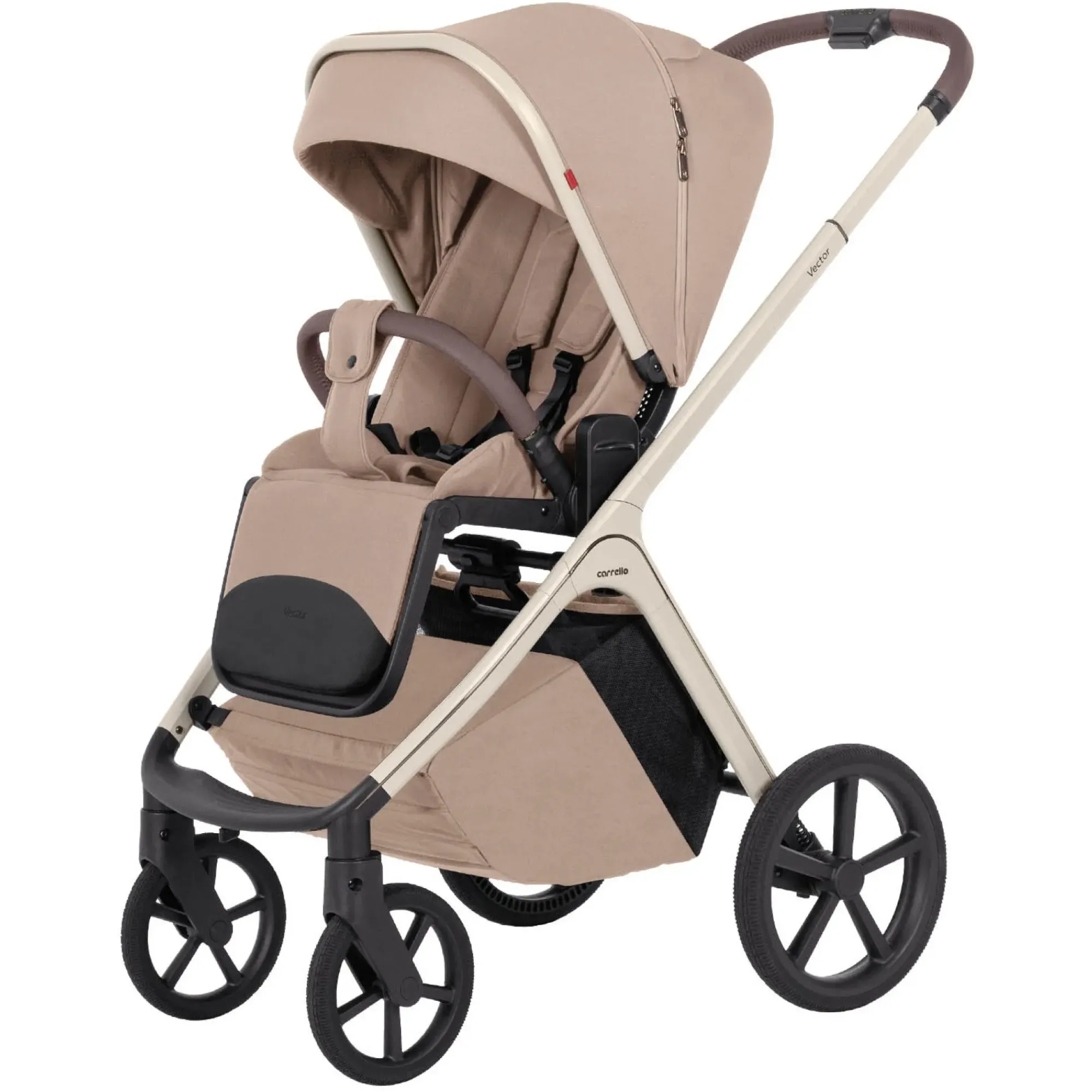 Коляска 2в1 Carrello Vector CRL-6550 Walnut Beige