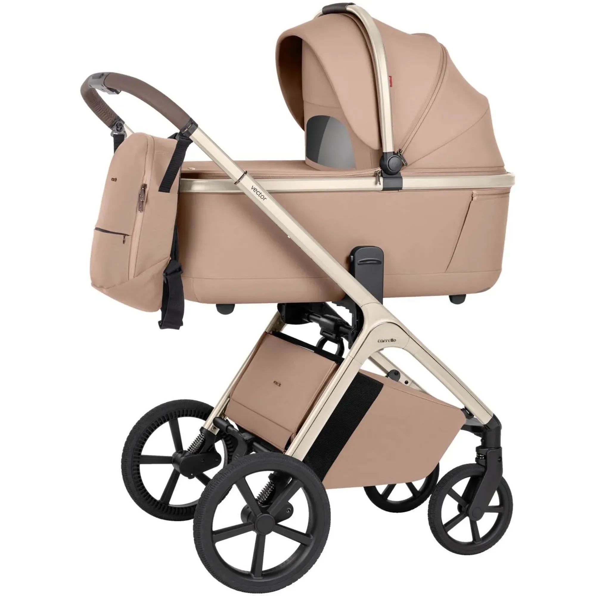 Коляска 2в1 Carrello Vector CRL-6553 Walnut Beige