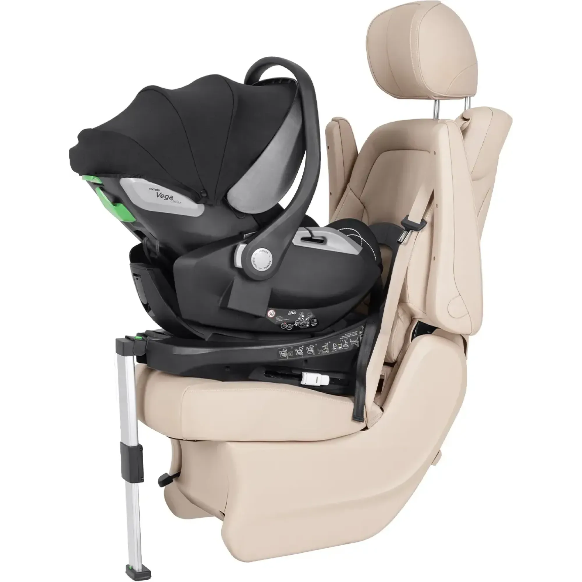 Автокрісло+база Carrello Carrello Vega chillax CRL-18001 i-Size Black