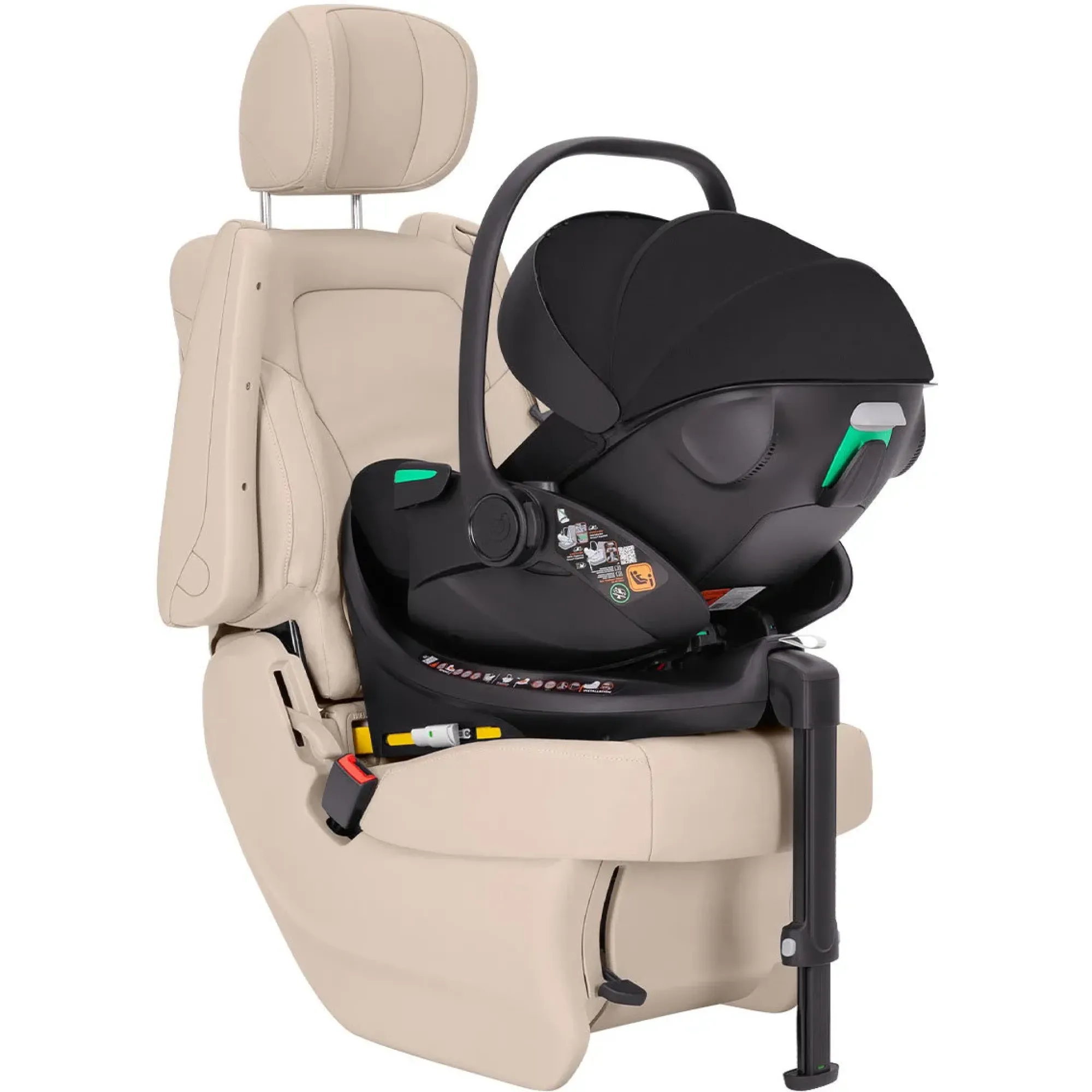 Автокрісло+база Carrello Vega lite CRL-13808/2 i-Size Absolute Black